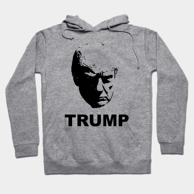 Trump Name Silhouette Hoodie by Mercado Bizarre